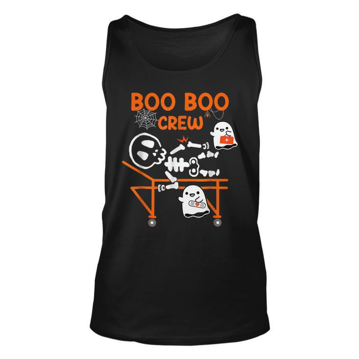 Boo Boo Crew Ghost Doctor Paramedic Emt Nurse Halloween  Unisex Tank Top