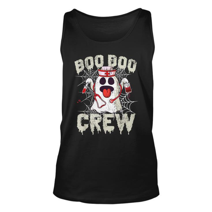 Boo Boo Crew Nurse  Funny Ghost Women Halloween Nurse  V3 Men Women Tank Top Graphic Print Unisex