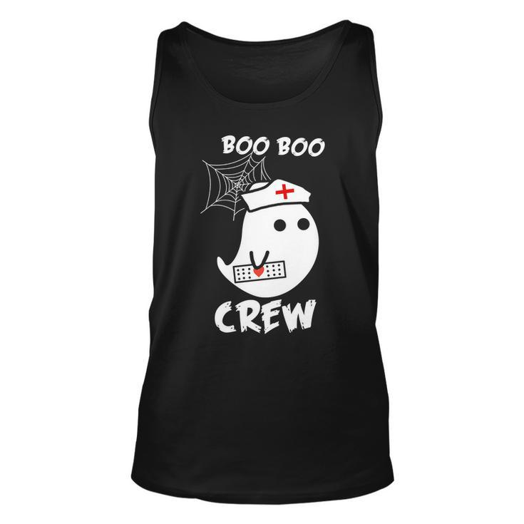 Boo Boo Crew Nurse Ghost Funny Halloween Unisex Tank Top