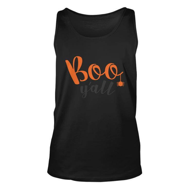 Boo Yall Funny Halloween Quote Unisex Tank Top