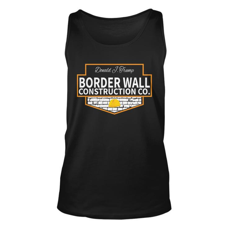 Border Wall Construction Co Donald Trump Unisex Tank Top