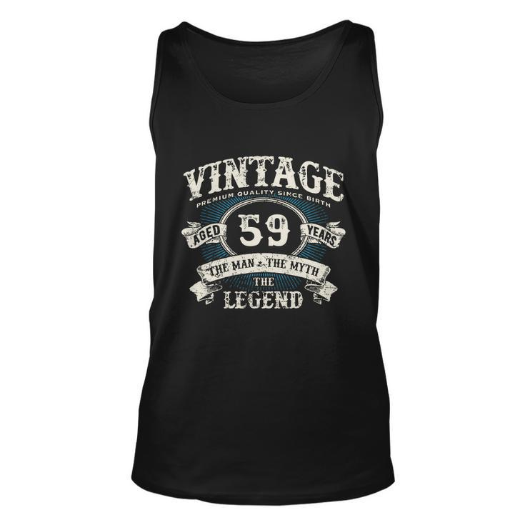 Born In 1963 Vintage Classic Dude 59Rd Years Old Birthday Graphic Design Printed Casual Daily Basic Unisex Tank Top