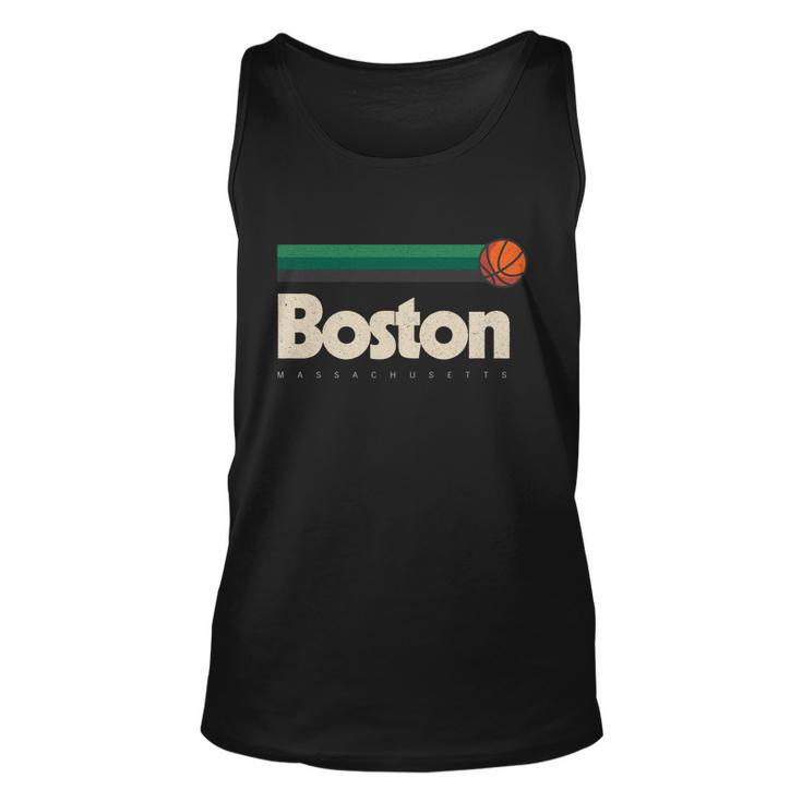 Boston Basketball Bball Massachusetts Green Retro Boston Graphic Design Printed Casual Daily Basic Unisex Tank Top