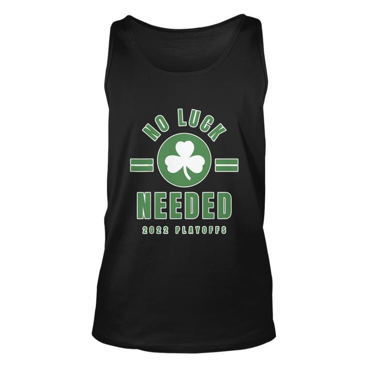 Boston Playoffs 2022 No Luck Needed Graphic Design Printed Casual Daily Basic Unisex Tank Top