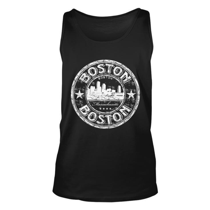 Boston Vintage Logo Tshirt Unisex Tank Top