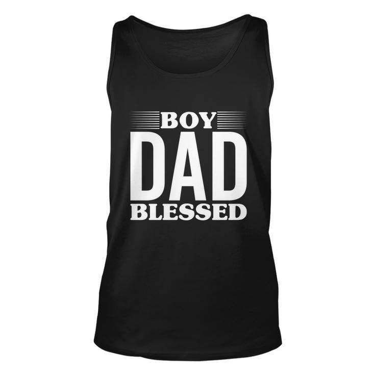 Boy Dad Blessed Unisex Tank Top