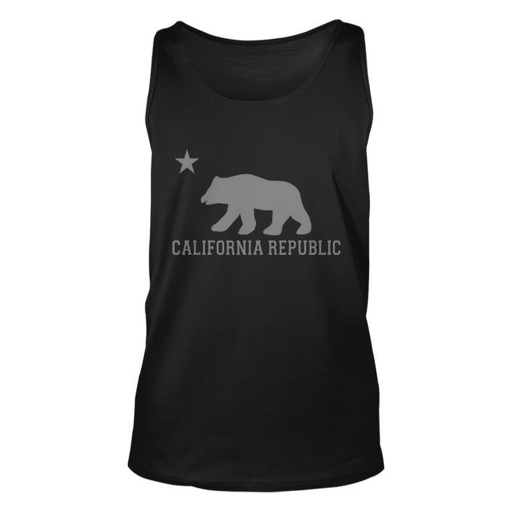 California Republic Grey Style Tshirt Unisex Tank Top