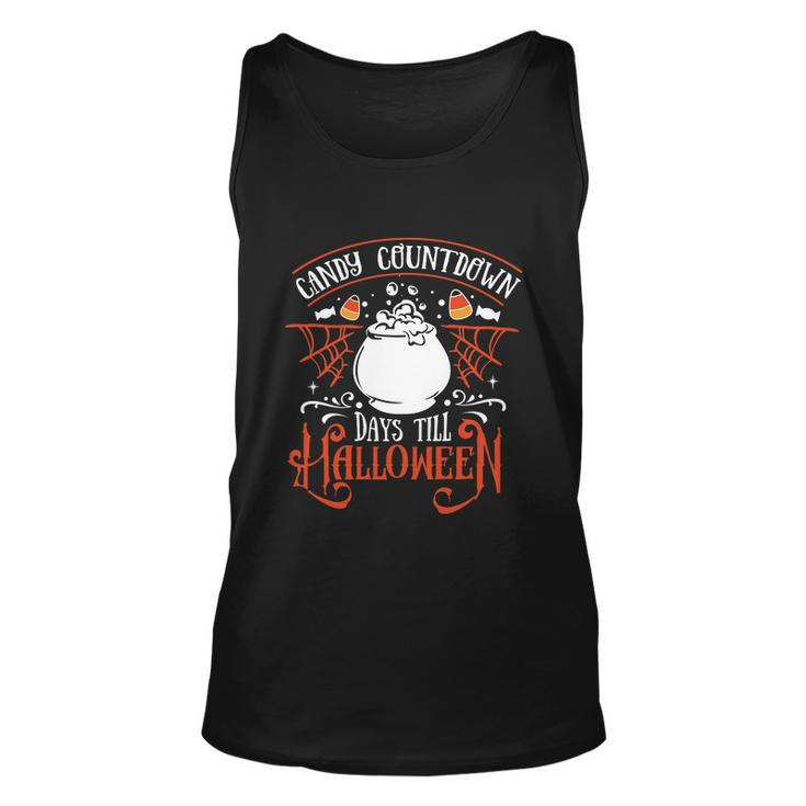 Candy Countdown Days Till Halloween Funny Halloween Quote V2 Unisex Tank Top