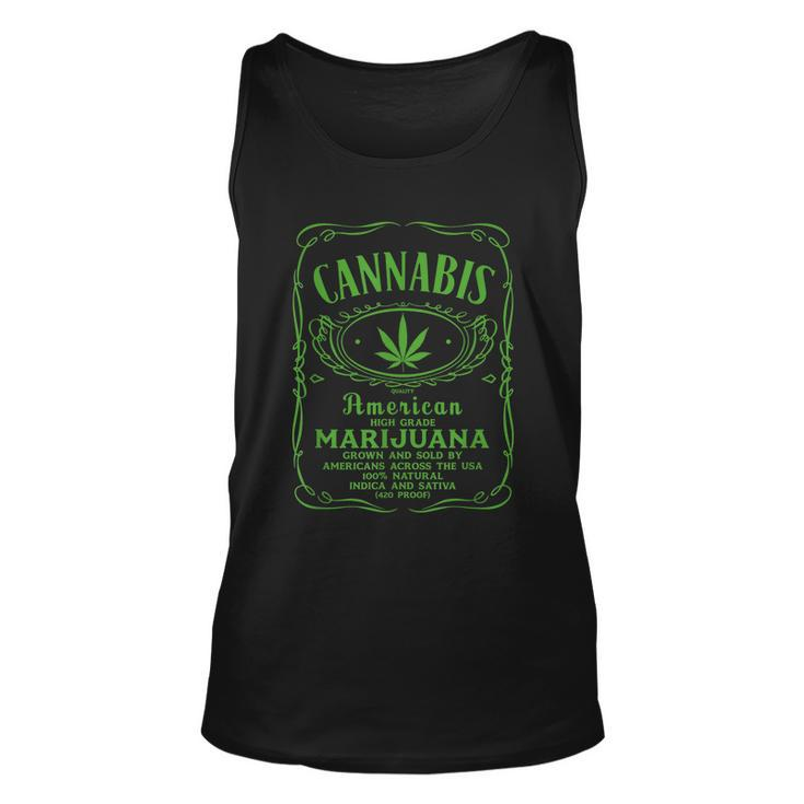 Cannabis Tshirt Unisex Tank Top
