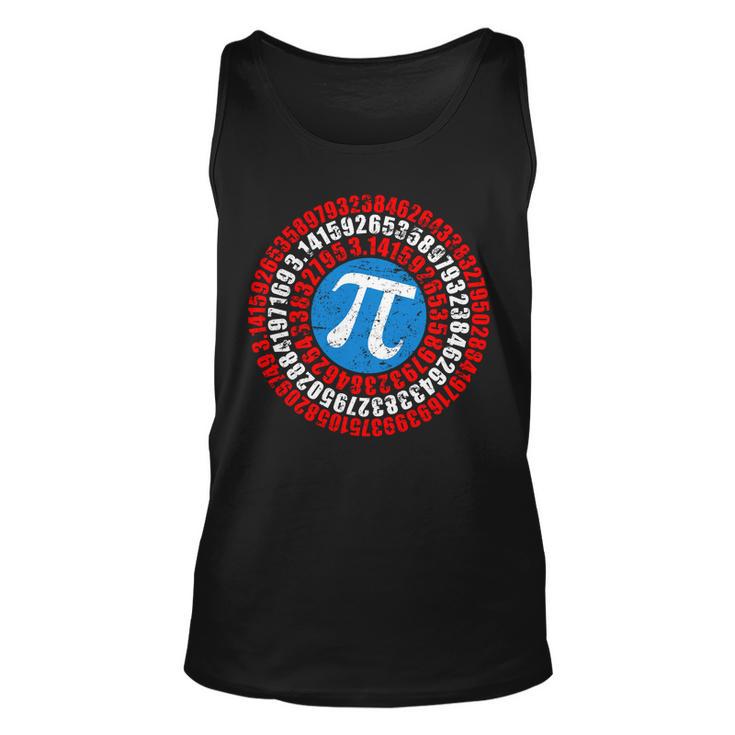 Captain Pi 314 Superhero Shield Unisex Tank Top