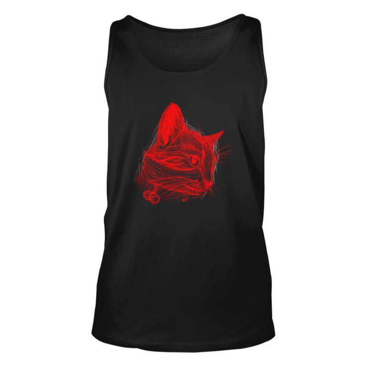 Catshirts Great Gift Cat Scribble  Unisex Tank Top