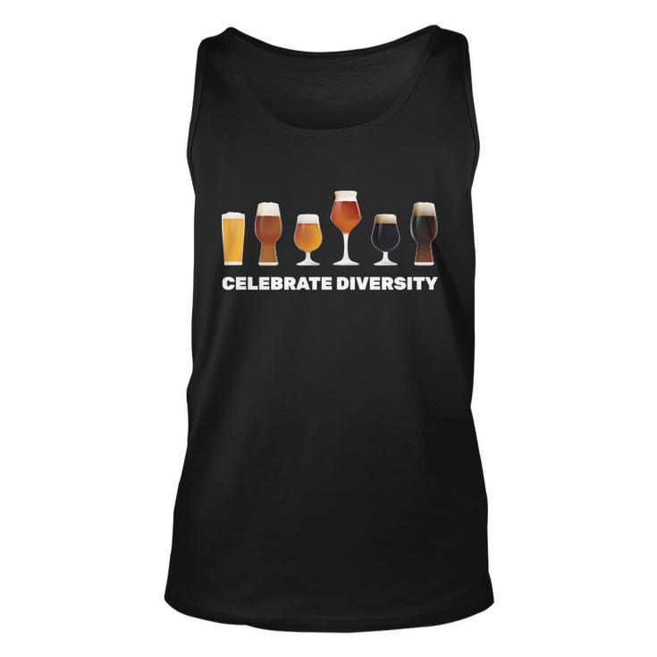 Celebrate Diversity Beer Funny Tshirt Unisex Tank Top