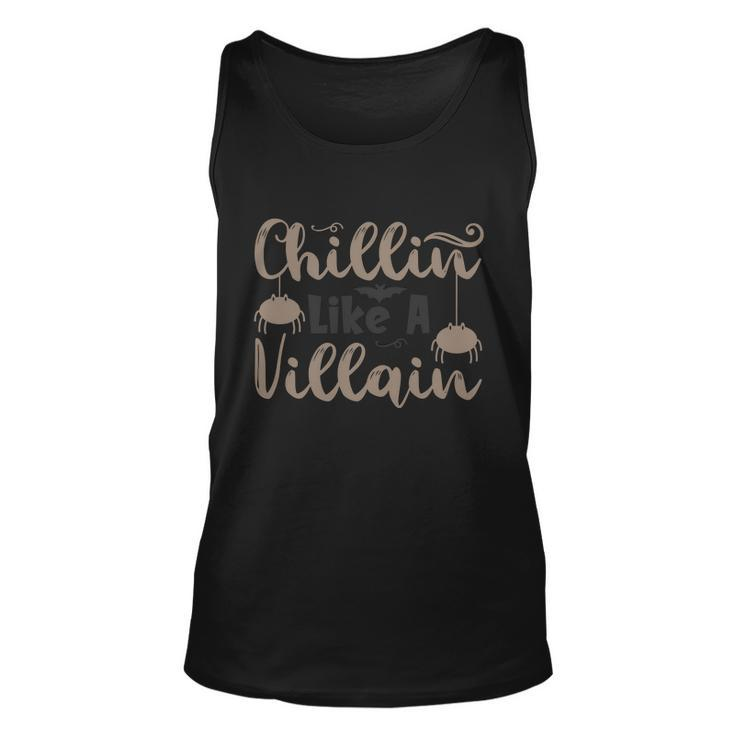 Chillin Like A Villain Halloween Quote V3 Unisex Tank Top
