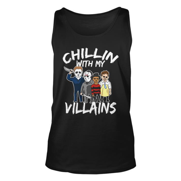 Chillin With My Villains Tshirt Unisex Tank Top