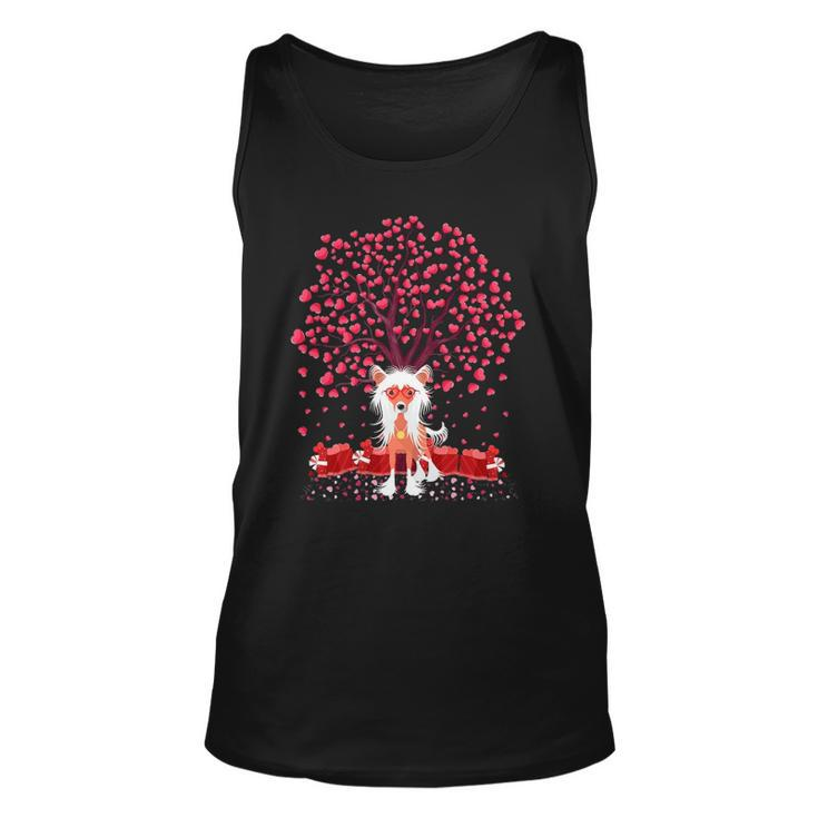 Chinese Crested Dog Lover Chinese Crested Valentine&8217S Day Tank Top