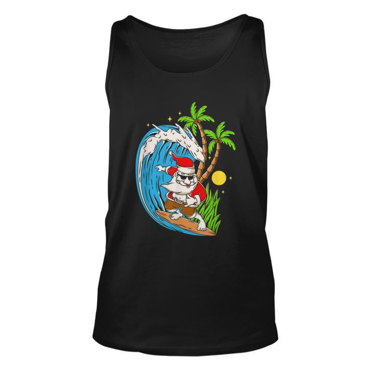 Christmas Im July | Summer Santa Claus Beach Hawaii Surf Unisex Tank Top