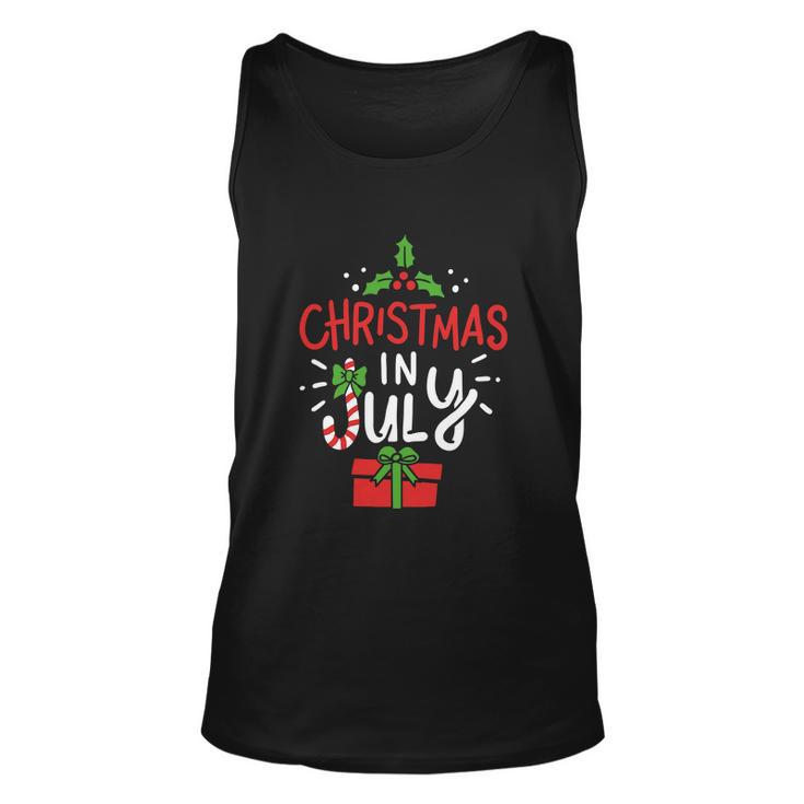 Christmas In July Beach Funny Summer Hawaiian Unisex Tank Top