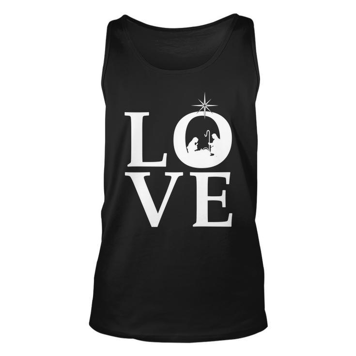 Christmas Nativity Love Unisex Tank Top