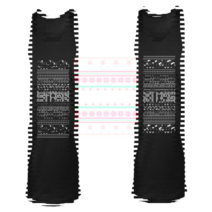 Christmas Santa Paws Ugly Christmas Sweater Graphic Design Printed Casual Daily Basic Unisex Tank Top Christmas Santa Paws Ugly Christmas Sweater Graphic Design Printed Casual Daily Basic Unisex Tank Top