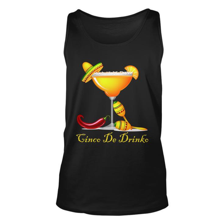 Cinco De Drinko Margarita Mayo Funny Day Of The Dead Tshirt Unisex Tank Top