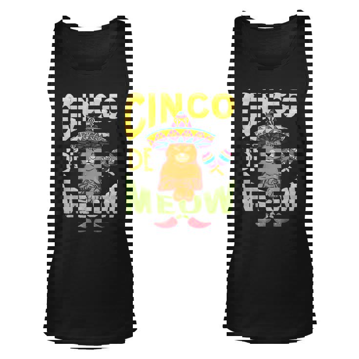 Cinco De Meow Shirt With Smiling Cat Taco And Sombrero Cinco De Meow Shirt With Smiling Cat Taco And Sombrero