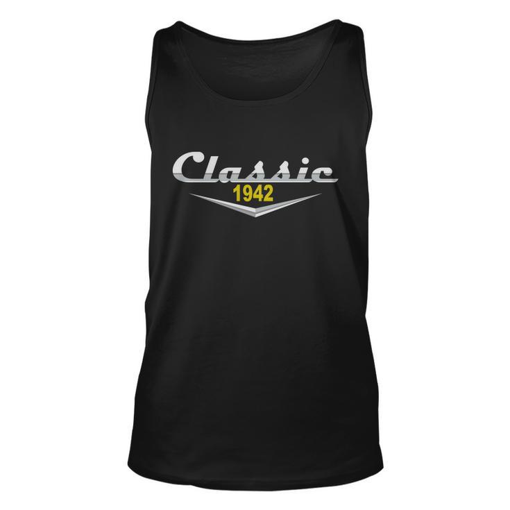 Classic 1942 Vintage 80Th Birthday Unisex Tank Top