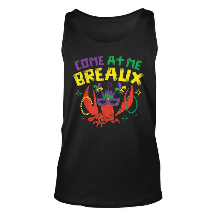 Come At Me Breaux Crawfish Beads Funny Mardi Gras Carnival  Men Women Tank Top Graphic Print Unisex