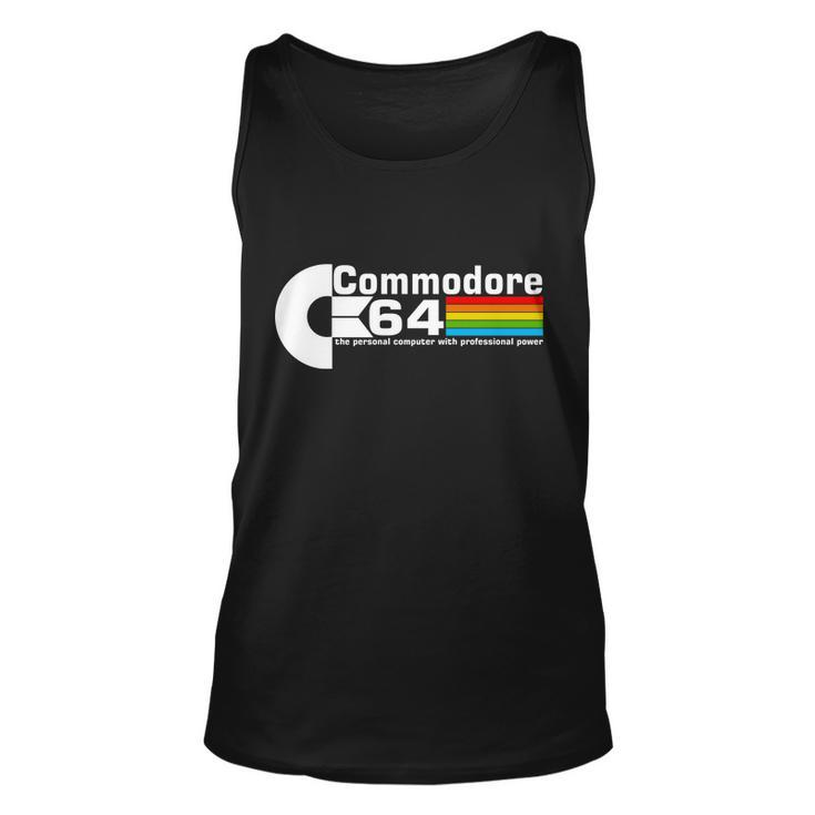 Commodore 64 Retro Computer Tshirt Unisex Tank Top