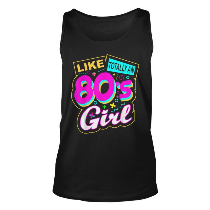 Cool 80S Girl Retro Fashion Throwback Culture Party Lover  Unisex Tank Top