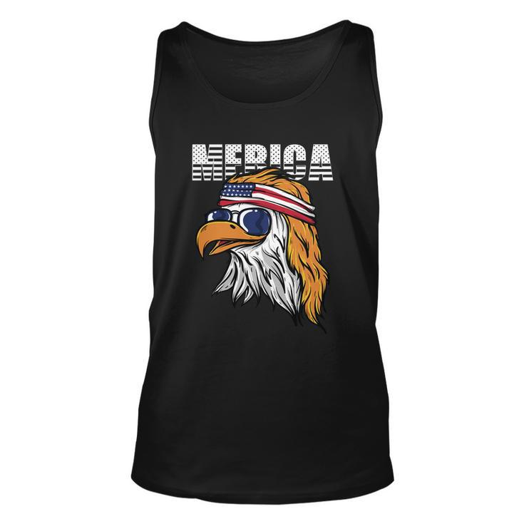 Cool Merica Eagle Mullet Usa 4Th Of July Gift Unisex Tank Top