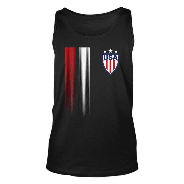 Cool Usa Soccer Jersey Stripes Tshirt Unisex Tank Top