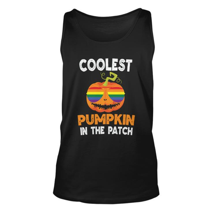 Coolest Pumpkin In The Patch Lgbt Gay Pride Lesbian Bisexual Ally Quote Unisex Tank Top