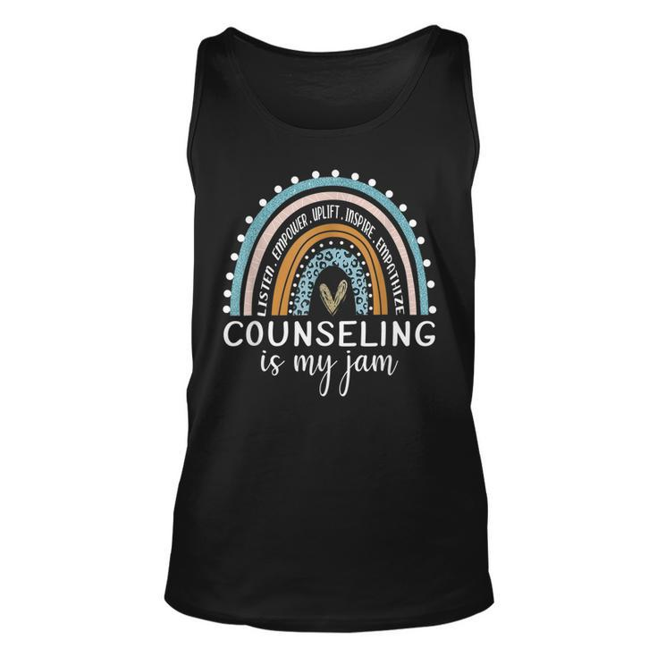 Counseling Is My Jam School Counselor Appreciation  Unisex Tank Top