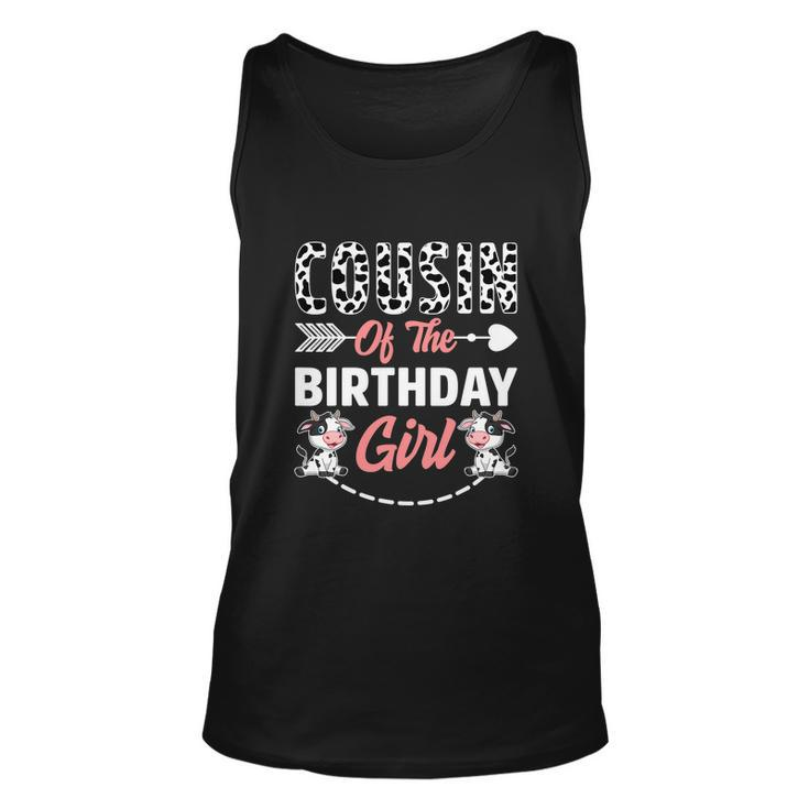 Cousin Of The Birthday Girl Funny Cow Birthday Unisex Tank Top