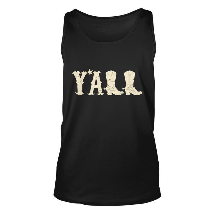 Cowboy Boots Y&All Unisex Tank Top