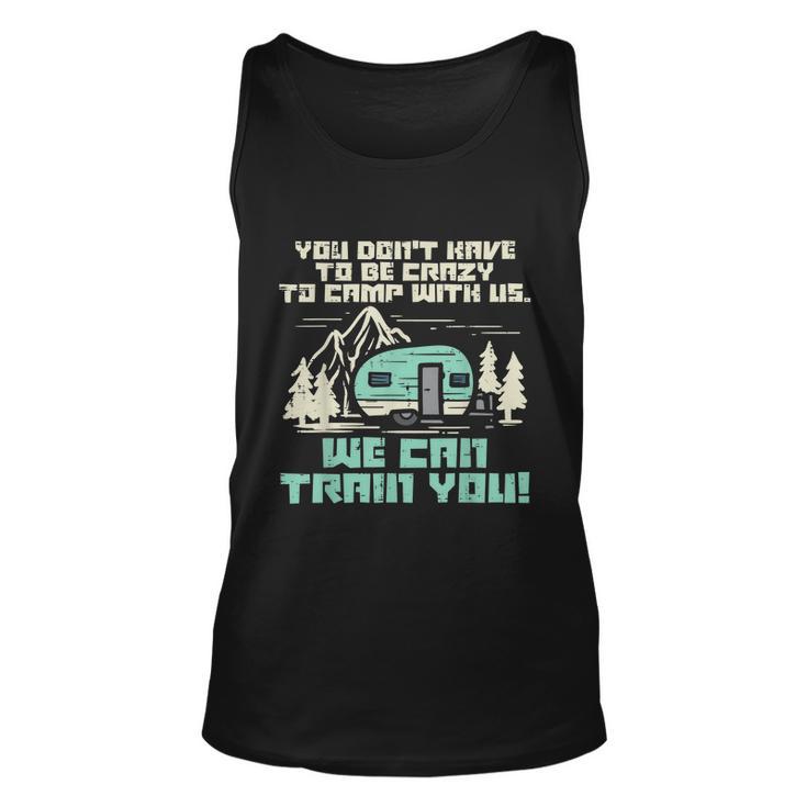 Crazy Camp With Us Funny Camping Van Rv Camper Men Women Unisex Tank Top