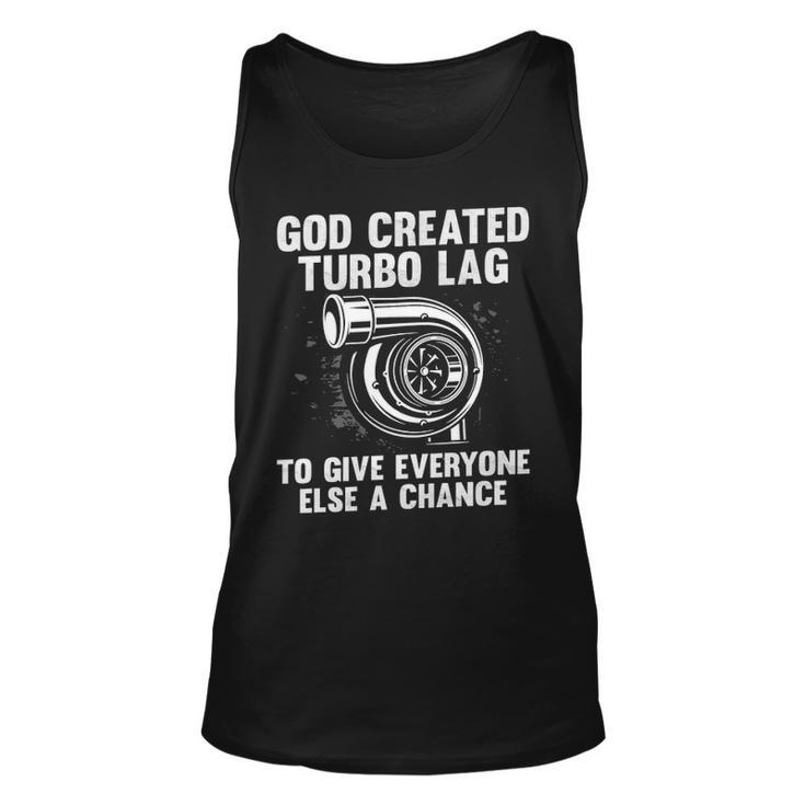 Created Turbo Lag Unisex Tank Top