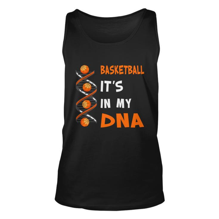 Cute Basketball Playing Basketball Is In My Dna Basketball Lover Unisex Tank Top