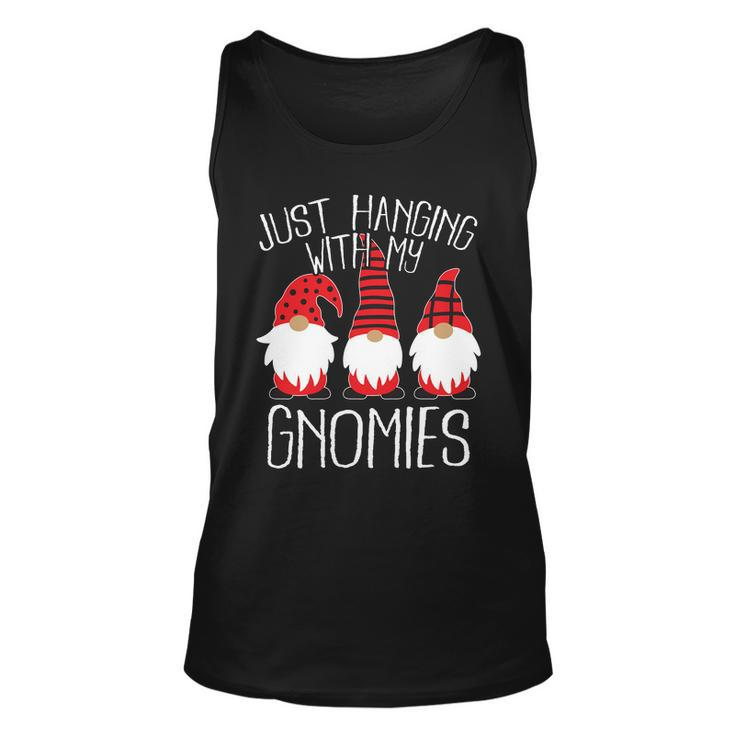 Cute Christmas Just Hanging With My Gnomies Unisex Tank Top