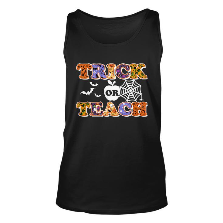 Cute Halloween Trick Or Teach Teacher Unisex Tank Top