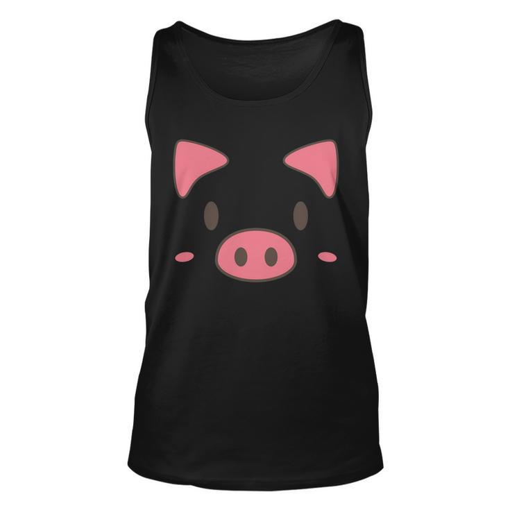 Cute Piggy Face Halloween Costume Unisex Tank Top