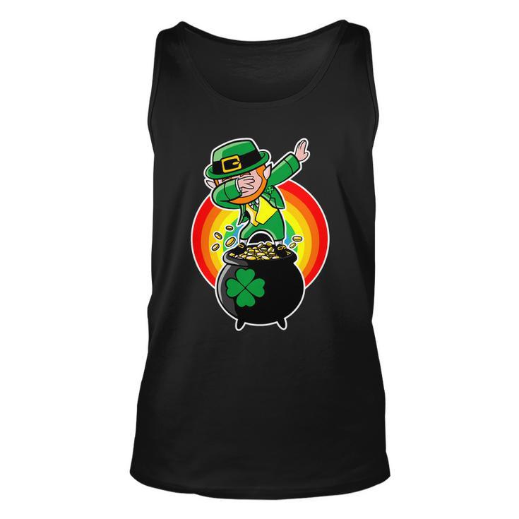 Dabbing Leprechaun Funny Irish Dab St Patricks Day Unisex Tank Top