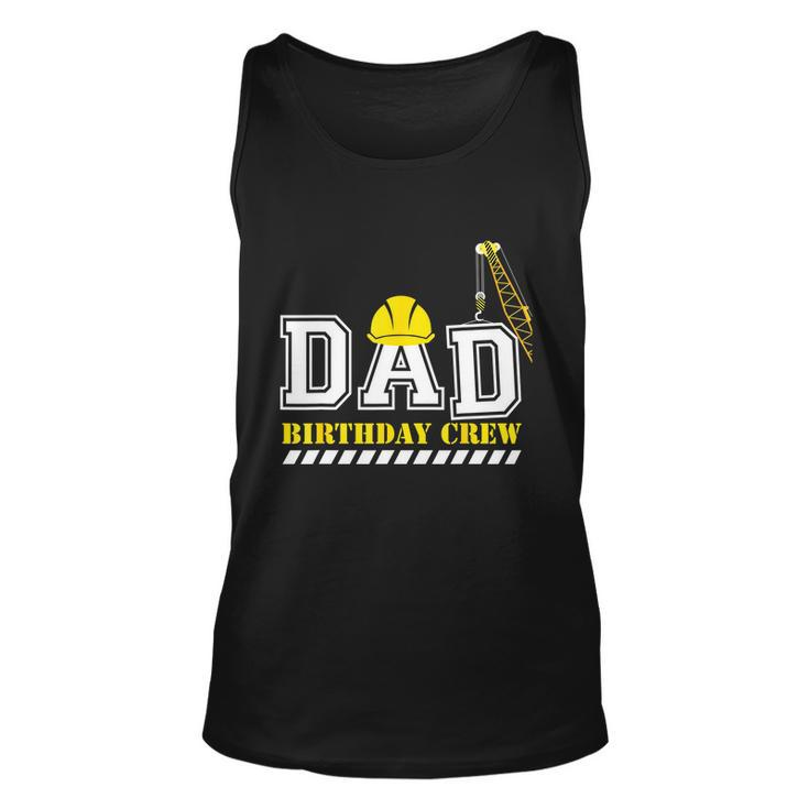 Dad Birthday Crew Construction Birthday Party Graphic Design Printed Casual Daily Basic Unisex Tank Top