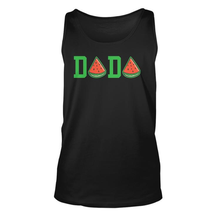 Dada Daddy Watermelon Summer Vacation Funny Summer Unisex Tank Top