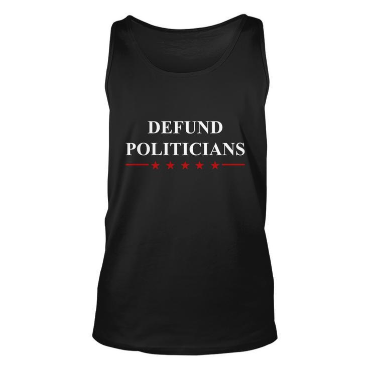 Defund Politicians Simple Logo Tshirt Unisex Tank Top