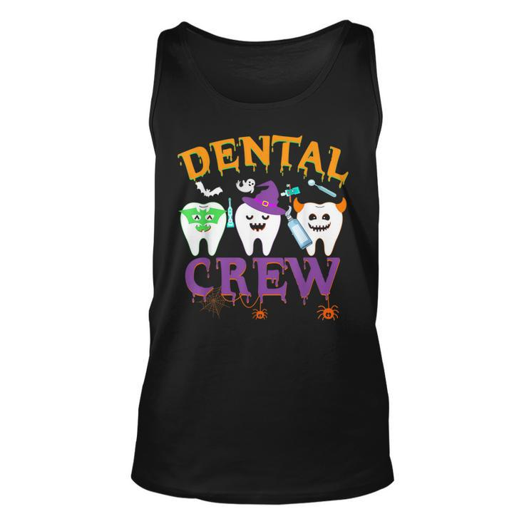 Dental Boo Crew Halloween Funny Dentist Assistant  Unisex Tank Top