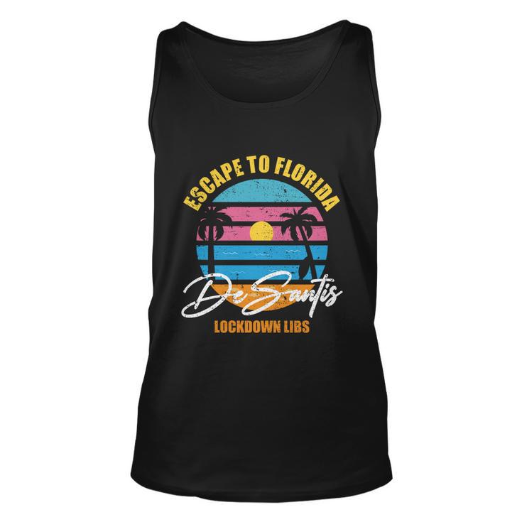 Desantis Escape To Florida Great Gift V3 Unisex Tank Top