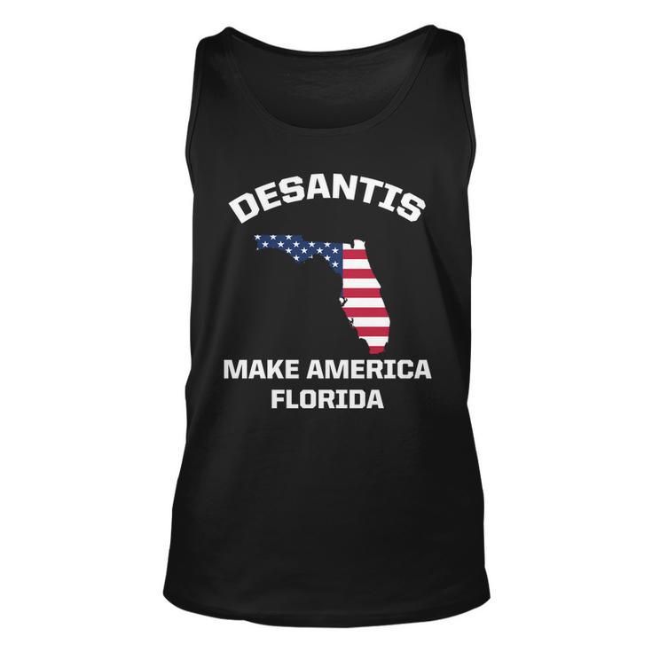 Desantis Make America Florida Usa Unisex Tank Top