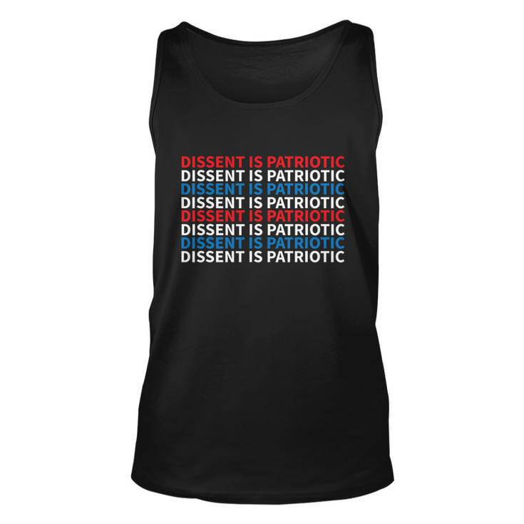 Dissent Is Patriotic Shirt Collar Rbg I Dissent Unisex Tank Top
