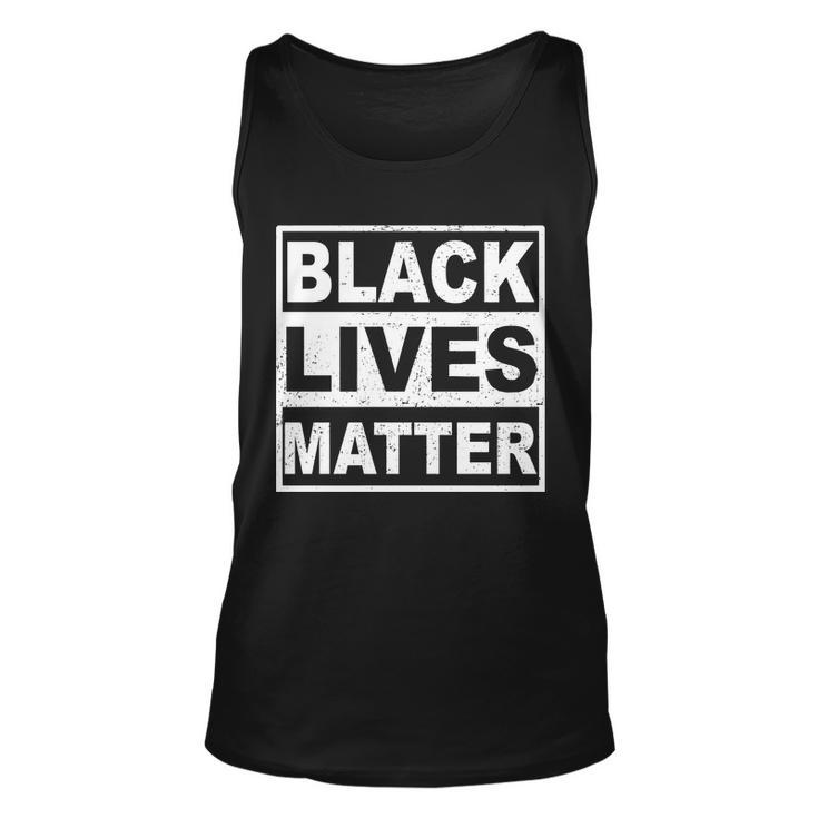 Distressed Black Lives Matter Logo Tshirt Unisex Tank Top